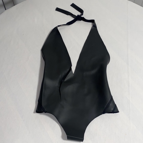 Mikoh Jaws Neoprene Halter one piece Swimsuit Sz S - Picture 7 of 16